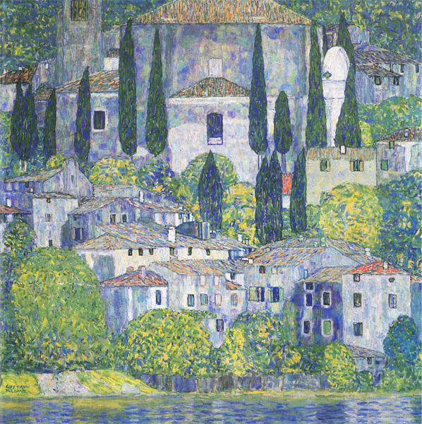 Kirche in Cassone am Gardasee Gustav Klimt